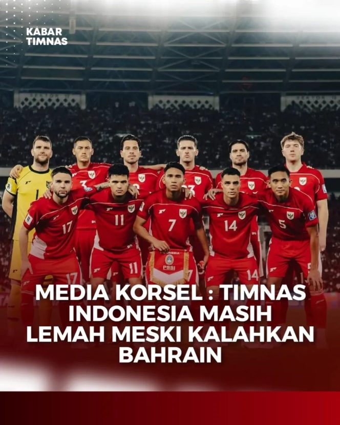 
					Media China Anggap Bahrain Lawan Lebih Berat, Indonesia Dipandang Sebagai Tantangan yang Bisa Diatasi